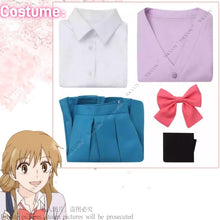 Load image into Gallery viewer, Ume Kurumizawa Anime Kimi ni Todoke From Me to You Cosplay Costume Wig 100CM Disguise Adult Women Shirt Skirt Halloween Daily
