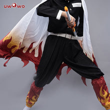 Load image into Gallery viewer, In Stock UWOWO Rengoku Cosplay Costume New Design Kimetsu no Yaiba Demon Slayer Demon Slayer Cosplay Outfit Halloween Haori
