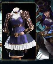 Load image into Gallery viewer, LAST BATCH UWOWO League of Legends/LOL: Caitlyn Sheriff of Piltover Cosplay Costume
