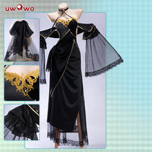 Load image into Gallery viewer, IN STOCK UWOWO CC Cosplay Game Codee Geasss: C.C. CC Black Gown Cosplay Costume Party Dress Halloween Costume
