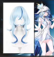 Load image into Gallery viewer, UWOWO Shorekeeper Wig Game Wuthering Waves WuWa Shorekeeper WuWa Cosplay Wig Long Hair Blue Hair Halloween Wig
