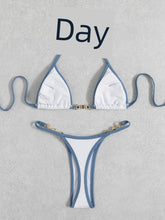 Load image into Gallery viewer, European and American Sexy Swimsuit T-Back Drawstring Swimsuit Bikini Bikini Bikini Bikini
