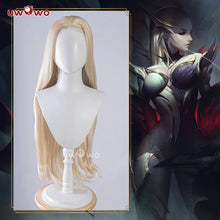 Load image into Gallery viewer, UWOWO Evelynn Wig Game  League of Legends/LOL Coven Evelynn Cosplay Wig Lace wig Lace hair Long Hair Yellow Hair 90CM New Style
