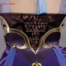 Load image into Gallery viewer, UWOWO Game Genshin Impact Keqing Cosplay Costume Ke Qing Keqing Outfit Yuheng Liyue Qixing Purple Costumes
