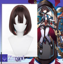 Load image into Gallery viewer, IN STOCK UWOWO Honkai Star Rail Cosplay Xueyi Wig Short Brown Hair Heat Resistant For Women Halloween Cosplay Wear

