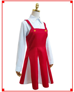 Eri Cosplay Costume Anime Boku No Season4 Cosplay School Uniform Dress Outfit Halloween Costume Wig Horn Socks Campus Festival