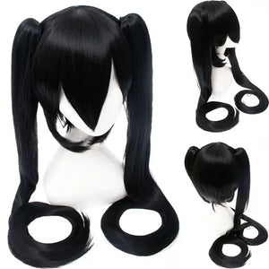 Cosplay Wig Long Heat Resistant Synthetic Hair Clip Ponytails Wigs