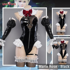 In Stock UWOWO Marie Roses Cosplay Summer Swimsuits Black Bodysuit Cosplay Halloween Costume Carnival Outfit