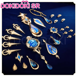 IN STOCK Furina Splash Art Focalors Cosplay Costume Game Genshin Impact【S-2XL】DokiDoki-SR Halloween Focalors Cosplay Hat