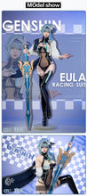Load image into Gallery viewer, LAST BATCH UWOWO Genshin Impact Fanart Racing Eula Cosplay Costume Bodysuit
