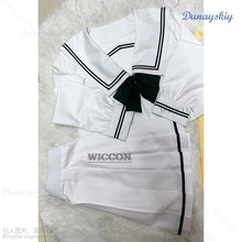 Load image into Gallery viewer, Anime You and ME and Her: A Love Story Muko Aoi MIYUKI Cosplay Costume Girl Shirt Skirt Sweater JK Uniform Halloween Costume
