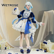 Load image into Gallery viewer, 【Wetrose】In Stock Focalors Furina Doujin Cosplay Costume SR Fontaine Hydro Waltz Dress Lolita Full Set Wig Halloween Xmas
