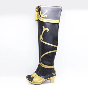 Genshin Impact Beidou Cosplay Boots Shoes Wigs Cosplay Anime Game Bei Dou Earrings Genshin Party Carnival Costume For Women