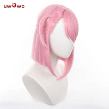 Load image into Gallery viewer, IN STOCK UWOWO Game Genshin Impact Charlotte Cosplay Wig Middle Pink Hair
