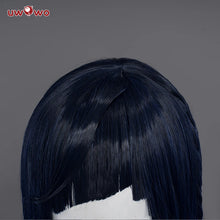 Load image into Gallery viewer, UWOWO Genshin Impact Yelan Liyue Hydro Female Cosplay Wig Short Blue Hair
