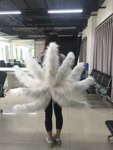 Game LOL Cosplay Costumes Fox LOL Ahri Nine Tailed Upgraded Transform-model Tail Cosplay White 3 Sizes