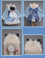 Load image into Gallery viewer, LAST BATCH UWOWO Ayaka Cosplay Maid Costume Genshin Impact Cosplay Maid Dress Maid Ver. Kamisato Ayaka Women Halloween Costumes
