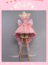 Load image into Gallery viewer, LAST BATCH UWOWO Anime/Mangaa Chii Cosplay Costume Lolita Pink Dress with Bowknot Clamp Halloween Christmas Chii Costumes Outfit
