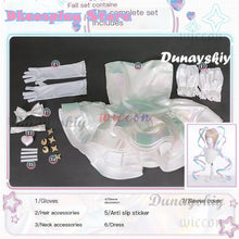 Load image into Gallery viewer, KAngel Cosplay Costume NEEDY GIRL OVERDOSE Fantasy Anniversary Colorful Dress Overload Lolita Outfit Laser Skirts Ribbon Wig
