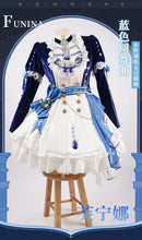Load image into Gallery viewer, 【Wetrose】In Stock Focalors Furina Doujin Cosplay Costume SR Fontaine Hydro Waltz Dress Lolita Full Set Wig Halloween Xmas
