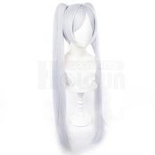 Load image into Gallery viewer, HOLOUN Frieren Beyond Journey&#39;s End Anime Frieren Cosplay Costume Shawl Cloak Dress Wig Grey Ponytail Rose Net Christmas
