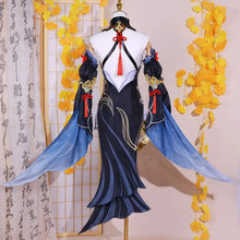 Load image into Gallery viewer, Frostflower Dew Shenhe Cosplay Costume Genshin Impact Adult Uniform Wig Anime Halloween Costumes Women Game Character Outfit
