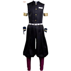 Fulujiacos Anime Kamado Tanjirou Cosplay Uzui Tengen Costume Halloween Uniform Suit Full Set Uniform Outfits