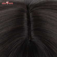 Load image into Gallery viewer, UWOWO Ellen Joe Wig Game Zenless Zone Zero/ZZZ Ellen Joe Maid Cosplay Wig Sort Black Hair 32CM
