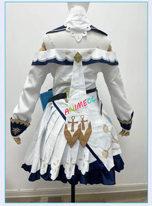 ANIMECC in Stock Genshin Impact Barbara Cosplay Costume Wig Anime Game Princess Dresses Lolita Maid Halloween Clothes for Women