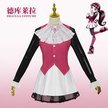 Load image into Gallery viewer, Halloween Party Costume Draculaura Cosplay Anime Monster Fantasy High Spectra Vondergeist Costume Vest Party Play Outfits
