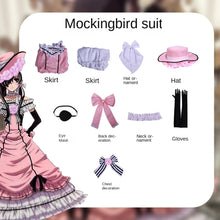 Load image into Gallery viewer, High-quality Black Butler Ciel Phantomhive Robin Dress Cosplay Costume Japanese Anime Carnival Party Uniform
