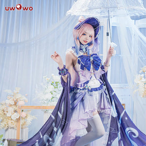 PRE-SALE UWOWO Kokomi Cosplay Genshin Impact Fanart Kokomi Fontaine Style Dress Cosplay Costume