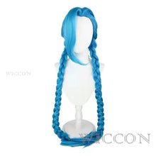 Load image into Gallery viewer, Anime Game LOL Arcane Cosplay Costume Crit Loli Jinx Cosplay Loose Cannon Cosplay Outfit Shoes Wig Sexy Women Carnival Costume
