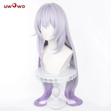 Load image into Gallery viewer, UWOWO Honkai Star Rail Black Swan Cosplay Wig 90cm Long hair Silver Purple Hair
