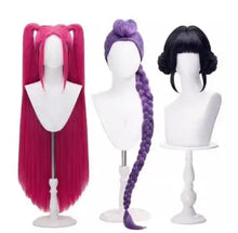 Load image into Gallery viewer, halloweenAnime KPop demon Cos hunters Superstar Mira Zoe high quality looks and cool party cosplay Roleplay wig
