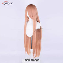 Load image into Gallery viewer, 73 Colors 100cm Long Straight Cosplay Wig Anime Compatible Universal Omopinenet Heat Resistant Synthetic Hair Wigs + Wig Cap
