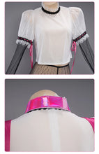 Load image into Gallery viewer, IN STOCK UWOWO Draculauraa Cosplay Costume Pink Suit Vampiree Female Little Devil Cosplay With Cape Hat Halloween Costumes Top
