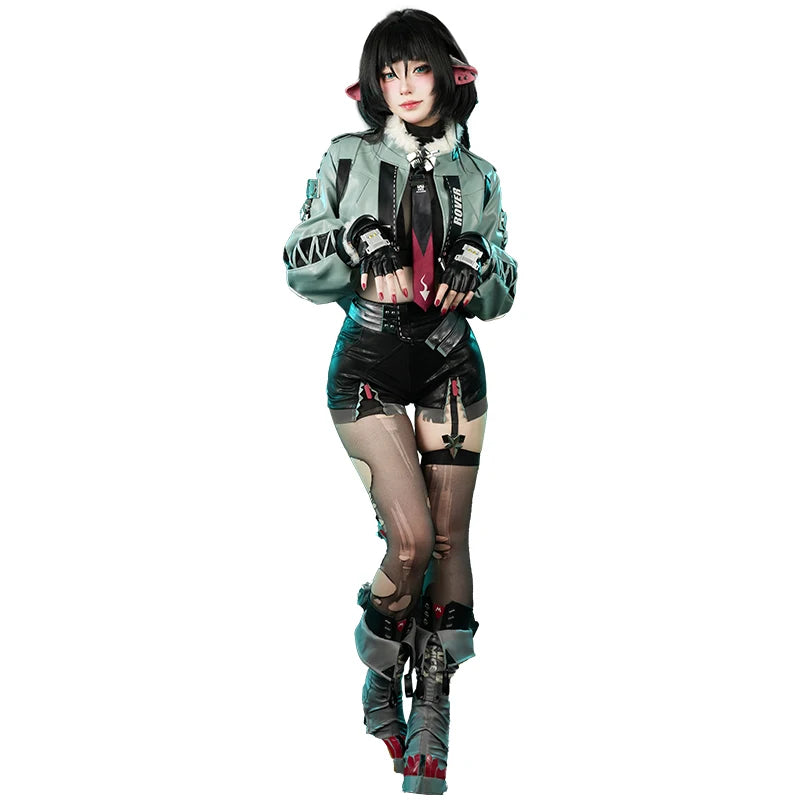 UWOWO Jane Doe Cosplay Collab Series: Game Zenless Zone Zero ZZZ Jane Doe Cosplay Costume With Prop Halloween Costume