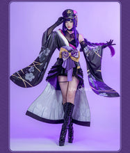 Load image into Gallery viewer, LAST BATCH UWOWO Genshin Impact Fanart Raiden Shogun Taisho Kimono Cosplay Costume
