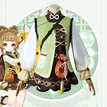 Load image into Gallery viewer, YaoYao Cosplay Costume Adult Carnival Uniform Wig Anime Halloween Party Costumes Masquerade Women Game Genshin Impact
