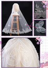 Load image into Gallery viewer, IN STOCK UWOWO Musashii Cosplay Game Azur Lanee Musashii Oath Dress &#39;Purest Wisteria&#39; Bride Cosplay Costume Halloween Costume
