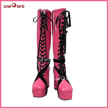 Load image into Gallery viewer, UWOWO Draculauraa Cosplay Shoes New Anime Boots High-heels Size 35-43 Shoes Halloween Costume Shoes
