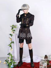 Load image into Gallery viewer, Anime Nier Automata Cosplay 9S Yorha 2B Cosplay Suit Male Women Outfit Wig Disguise Costume Plus Size Fancy Party Black Dress
