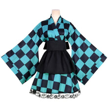 Load image into Gallery viewer, Demon Slayer Anime Inosuke Kamado Nezuko Cosplay Costume Kochou Shinobu Halloween Maid Dress Outfit For Women
