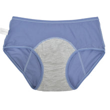 Load image into Gallery viewer, 1pc Women's Leak Proof Menstrual Panties – Mid Waist Ice Silk Plus Size Waterproof Period Underwear Sexy Physiological Briefs
