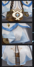 Load image into Gallery viewer, LAST BATCH UWOWO Traveler Lumine Cosplay Costume Game Genshin Impact Female Lumine Dress Full Set Oufits with Shinning Lights
