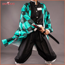 Load image into Gallery viewer, LAST BATCH UWOWO Tanjirouu Cosplay New Design Cosplays Tanjirouu Kamado Corps Haori Halloween Costumes
