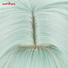 Load image into Gallery viewer, UWOWO V Singerr Mikku Cute Bunny Women Cosplay Wig With Ponytails Light Green Hair 45CM
