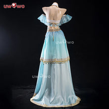 Load image into Gallery viewer, IN STOCK UWOWO Nilou Cosplay Genshin Impact Fanart Nilou &#39;Aqua Seraphina&#39; Dance Dress Cosplay Costume
