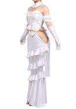Load image into Gallery viewer, In Stock DAZCOS Anime Overlord Albedo Cosplay Costume Halloween Christmas Costume Cos Women White Dress Overlord Albedo Cosplay
